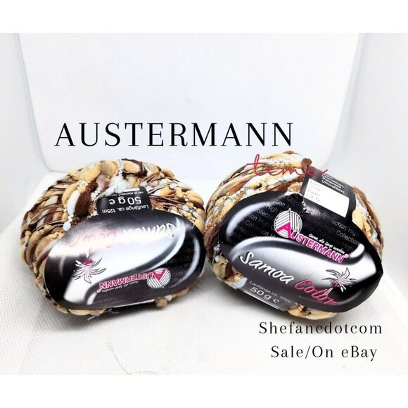 Austermann Samoa Color Yarn Lot 2583 Farbe 0102 – Soft Multicolor Blend for Knit - Picture 1 of 16